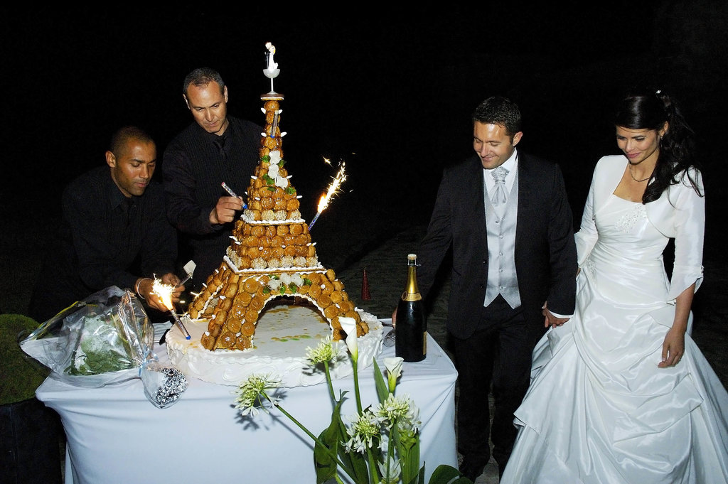 Wedding M&S Eiffel Tower Cake