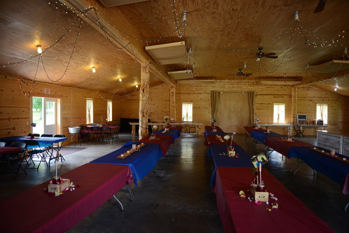 Weddings S&T The reception barn