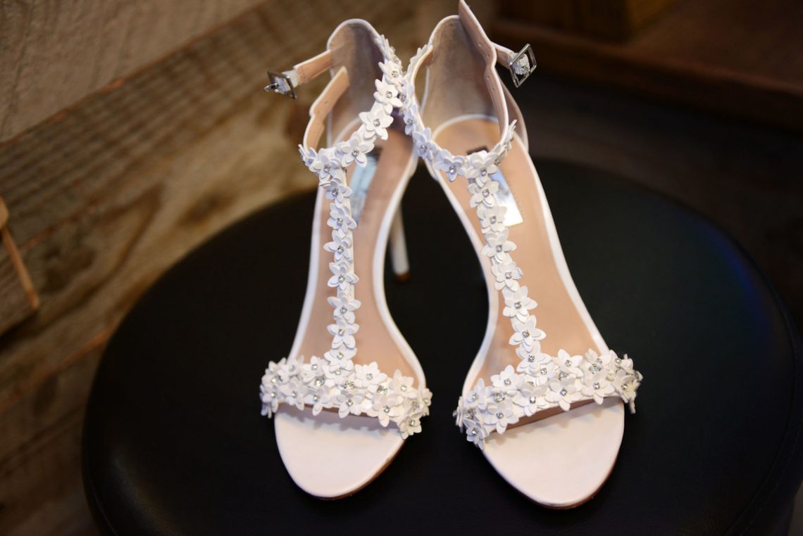 Wedding bride shoes